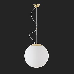 Obrázek pro produkt ADRIA L3 závěsné skleněné svítidlo mosaz leštěná / bílá IP40 3000 K 27W LED nouzové kombinované 1 h (původní kód OS 68334) - OSMONT