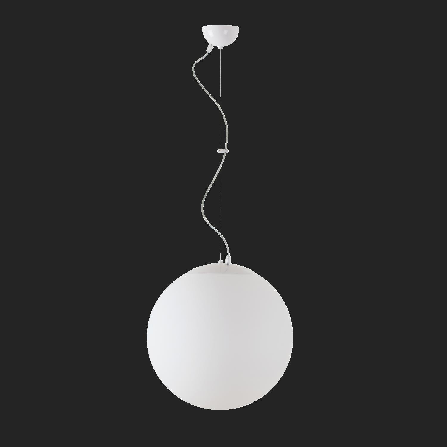 OS ADR68330 ADRIA L3 závěsné skleněné svítidlo bílá IP40 3000 K 27W LED nouzové kombinované 1 h (původní kód OS 68330) - OSMONT
