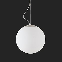 Obrázek pro produkt ADRIA L3 HP závěsné skleněné svítidlo nerez broušená / bílá IP40 3000 K 52W LED nouzové kombinované 3 h (původní kód OS 72093) - OSMONT