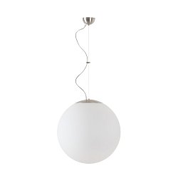 Obrázek pro produkt ADRIA L4 závěsné skleněné svítidlo kartáčovaná nerez / bílá IP40 40W E27 - OSMONT