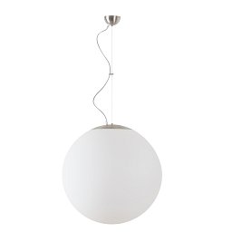 Obrázek pro produkt ADRIA L5 závěsné skleněné svítidlo kartáčovaná nerez / bílá IP40 3000 K 48W LED - OSMONT