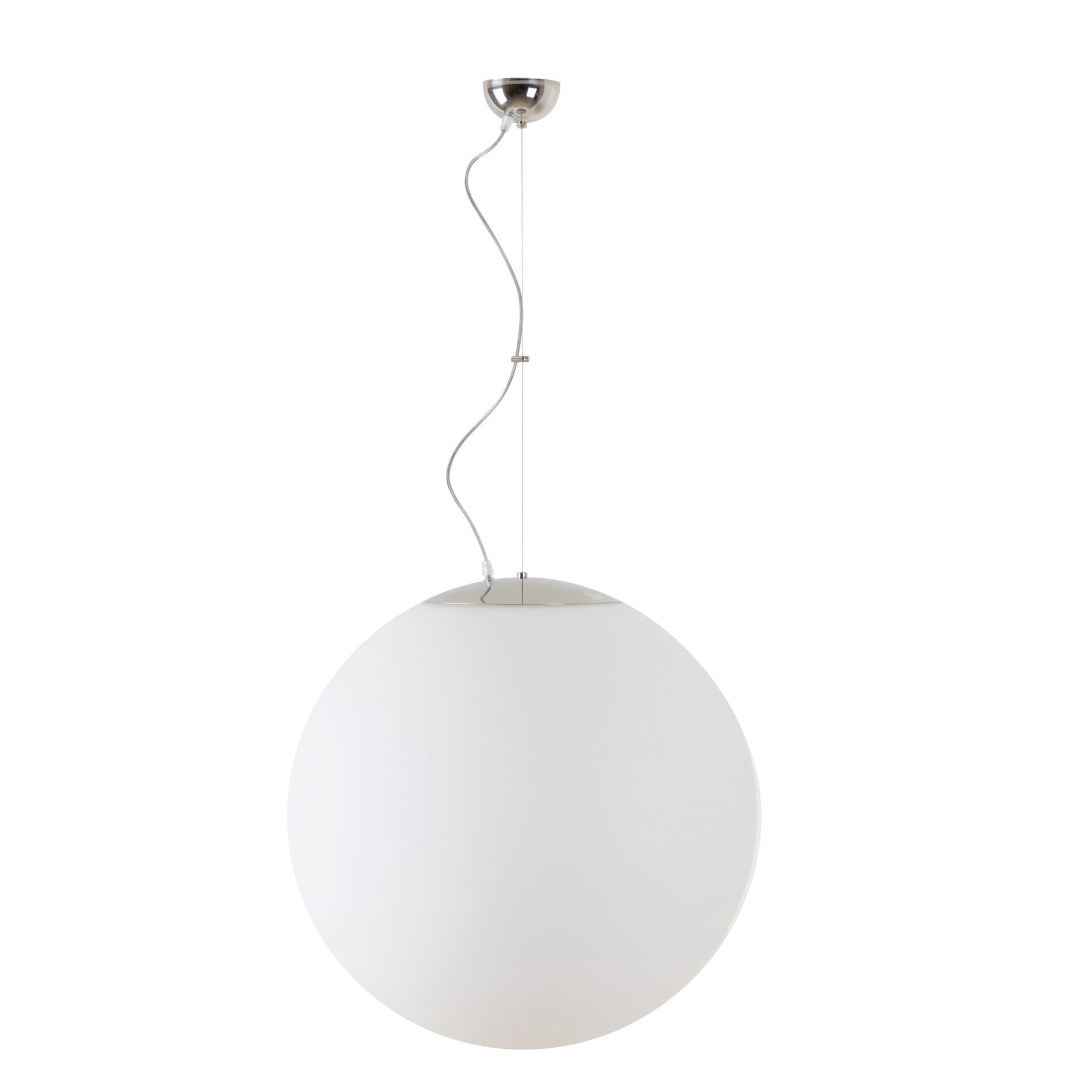 Levně OS ADR60820 ADRIA L5 závěsné skleněné svítidlo nerez / bílá IP40 4000 K 48W LED - OSMONT