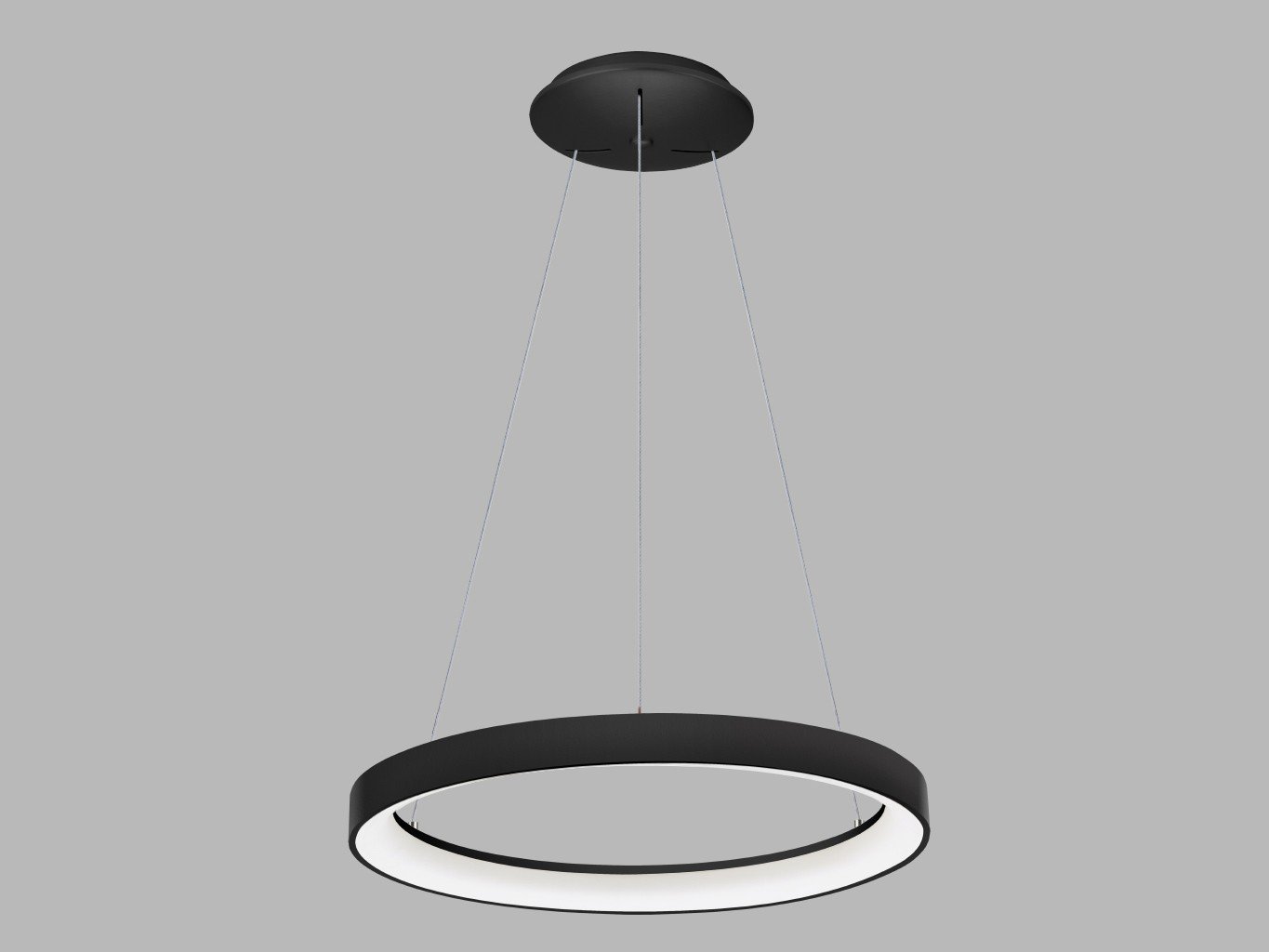 LED2 3273253D Svítidlo BELLA SLIM 58 P-Z, B DIM 48W 2CCT 3000K/4000K závěsné černá - LED2 Lighting
