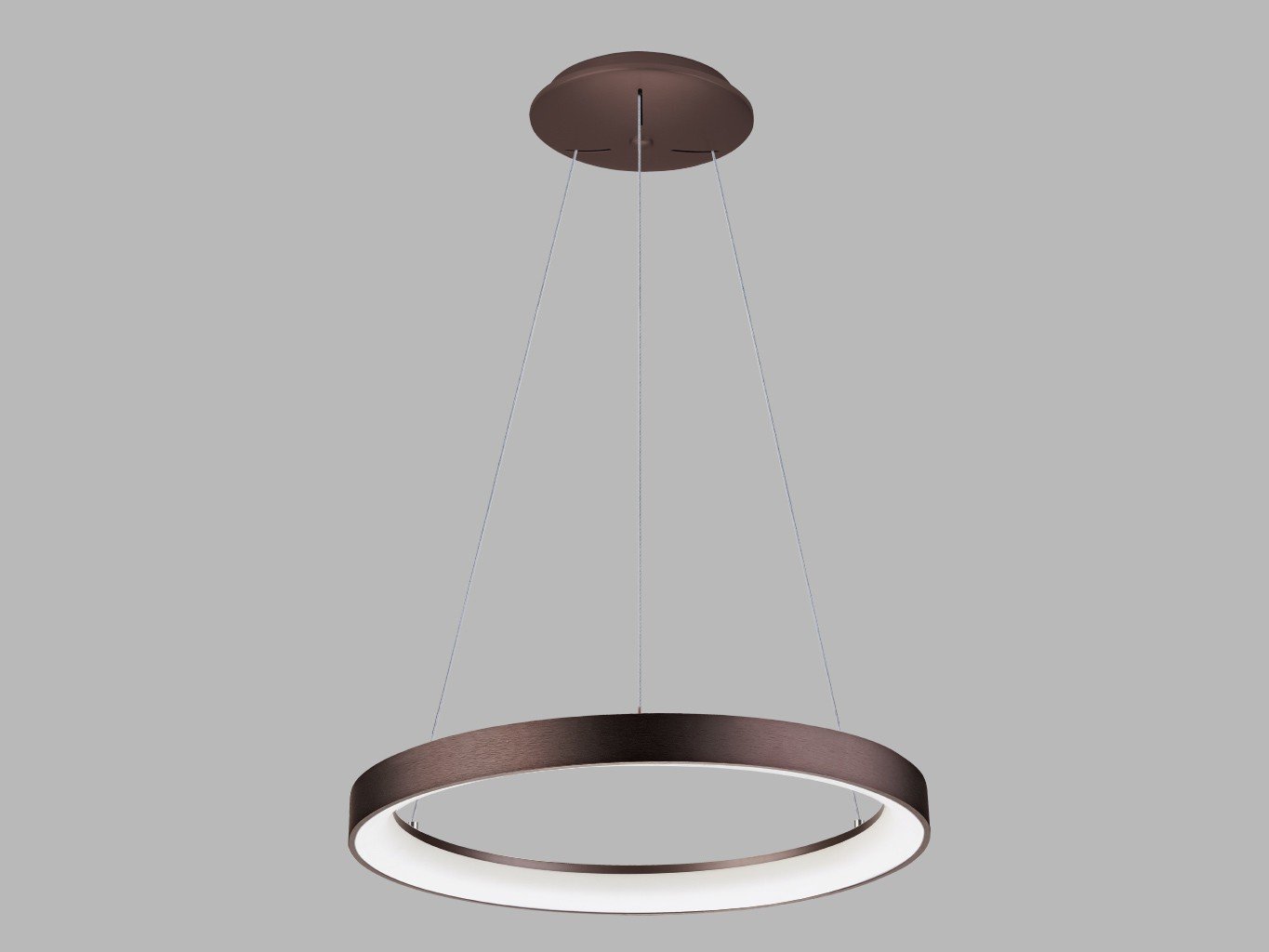 LED2 3273258D Svítidlo BELLA SLIM 58 P-Z, CF DIM 48W 2CCT 3000K/4000K závěsné kávová - LED2 Lighting