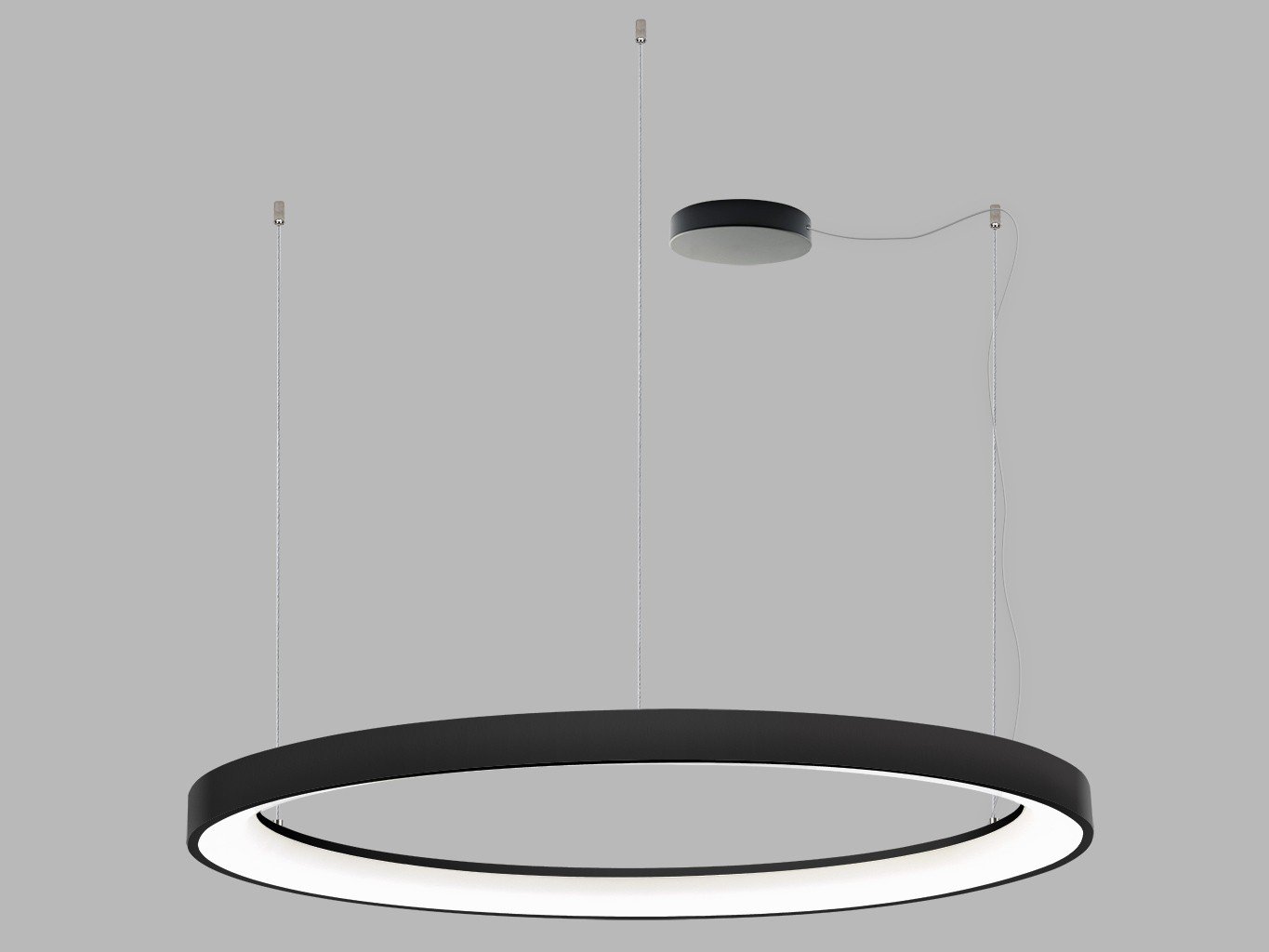 LED2 3273353DT Svítidlo BELLA SLIM 98 P-Z, B DIM TRIAC 80W 2CC3000K/4000K závěsné černá - LED2 Lighting