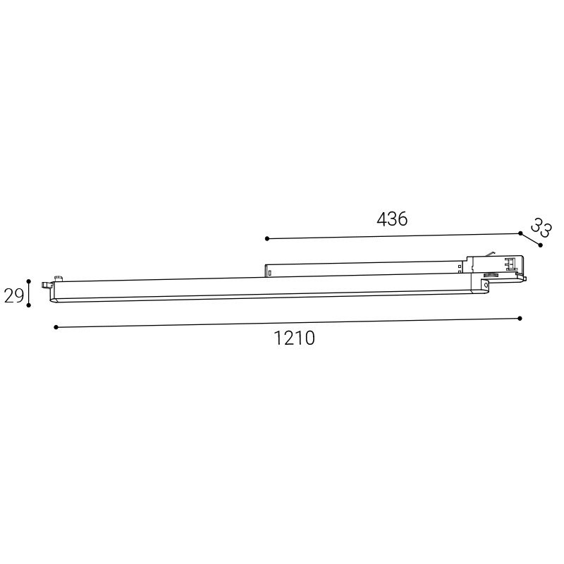 LED2 6234951 Svítidlo YOYO 120, W 30W 3CCT 3000K/3500K/4000K bílá - LED2 Lighting (obrázek 3)