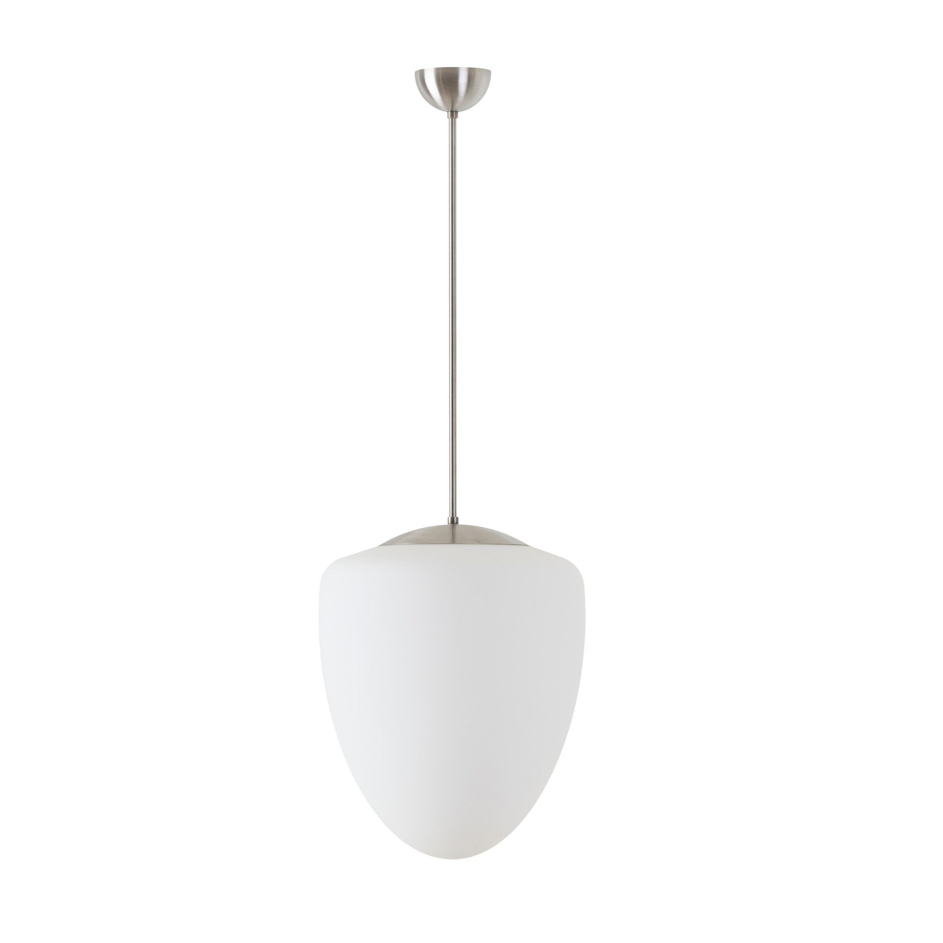 OS AST60912 ASTRA P závěsné skleněné svítidlo kartáčovaná nerez / bílá IP40 4000 K 27W LED - OSMONT