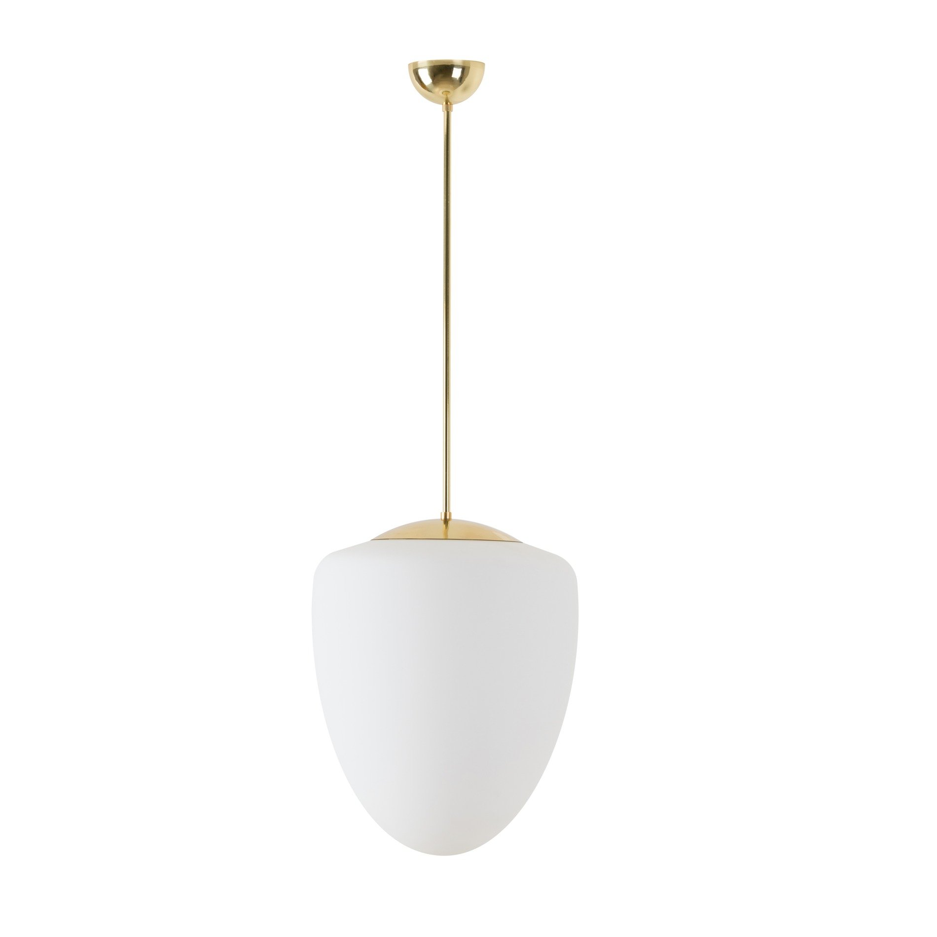 OS AST60891 ASTRA P závěsné skleněné svítidlo mosaz / bílá IP40 4000 K 27W LED - OSMONT