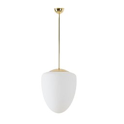 Obrázek pro produkt ASTRA P závěsné skleněné svítidlo mosaz / bílá IP40 4000 K 27W LED - OSMONT