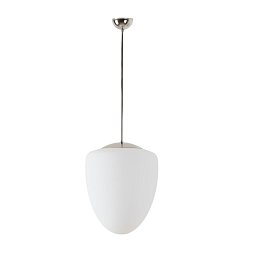 Obrázek pro produkt ASTRA P závěsné skleněné svítidlo nerez / bílá IP40 3000 K 27W LED - OSMONT