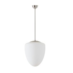 Obrázek pro produkt ASTRA P závěsné skleněné svítidlo kartáčovaná nerez / bílá IP40 3000 K 27W LED - OSMONT