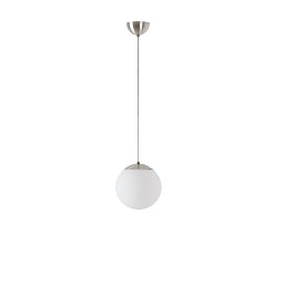 Obrázek pro produkt ADRIA S1 závěsné skleněné svítidlo kartáčovaná nerez / bílá IP40 3000 K 8W LED - OSMONT