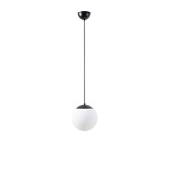 Obrázek pro produkt ADRIA S1 závěsné skleněné svítidlo černá / bílá IP40 25W E27 - OSMONT