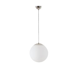 Obrázek pro produkt ADRIA S2 závěsné skleněné svítidlo nerez / bílá IP40 25W E27 - OSMONT