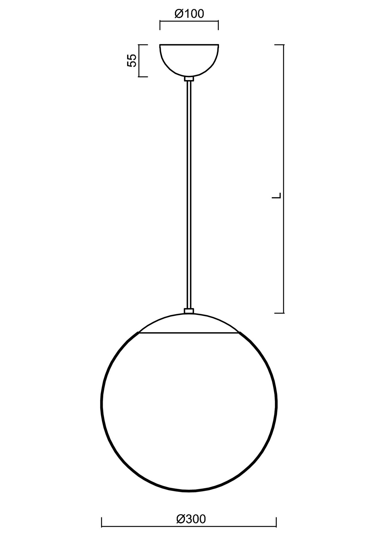 OS ADR60339 ADRIA S2 závěsné skleněné svítidlo nerez leštěná / bílá IP40 3000 K 20W LED DALI (původní kód OS 60339) - OSMONT (obrázek 3)