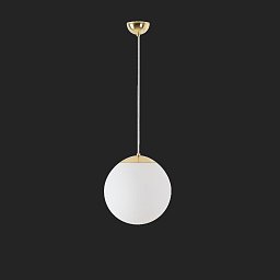 Obrázek pro produkt ADRIA S2 závěsné skleněné svítidlo mosaz leštěná / bílá IP40 4000 K 20W LED DALI (původní kód OS 60837) - OSMONT