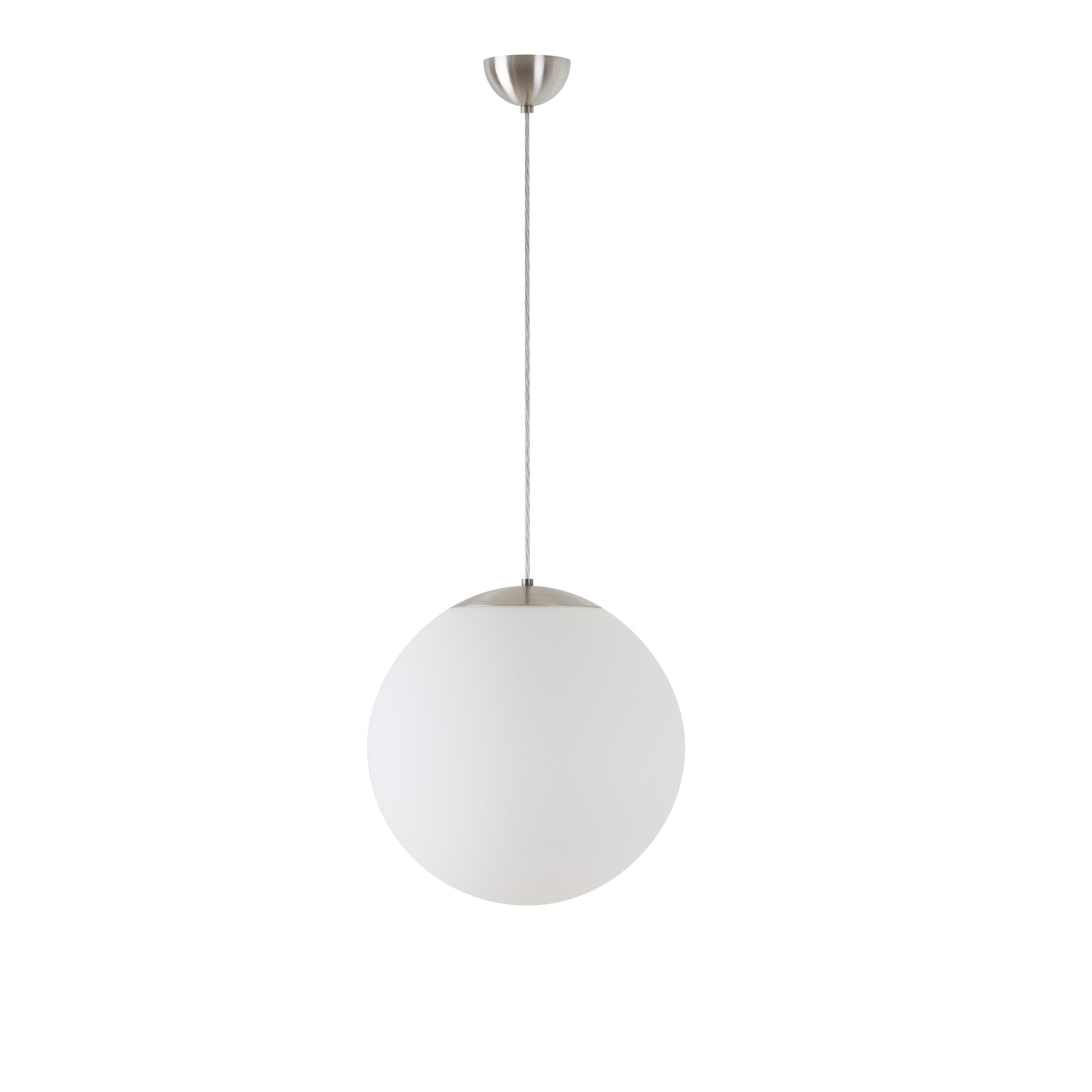 OS ADR60851 ADRIA S3 závěsné skleněné svítidlo kartáčovaná nerez / bílá IP40 4000 K 27W LED - OSMONT
