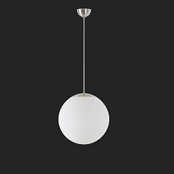 Obrázek pro produkt ADRIA S3 závěsné skleněné svítidlo nerez broušená / bílá IP40 4000 K 27W LED nouzové kombinované 1 h (původní kód OS 68844) - OSMONT