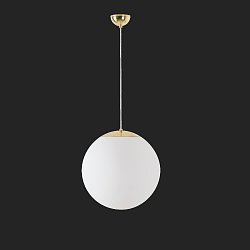 Obrázek pro produkt ADRIA S3 závěsné skleněné svítidlo mosaz leštěná / bílá IP40 3000 K 27W LED nouzové kombinované 1 h (původní kód OS 68342) - OSMONT