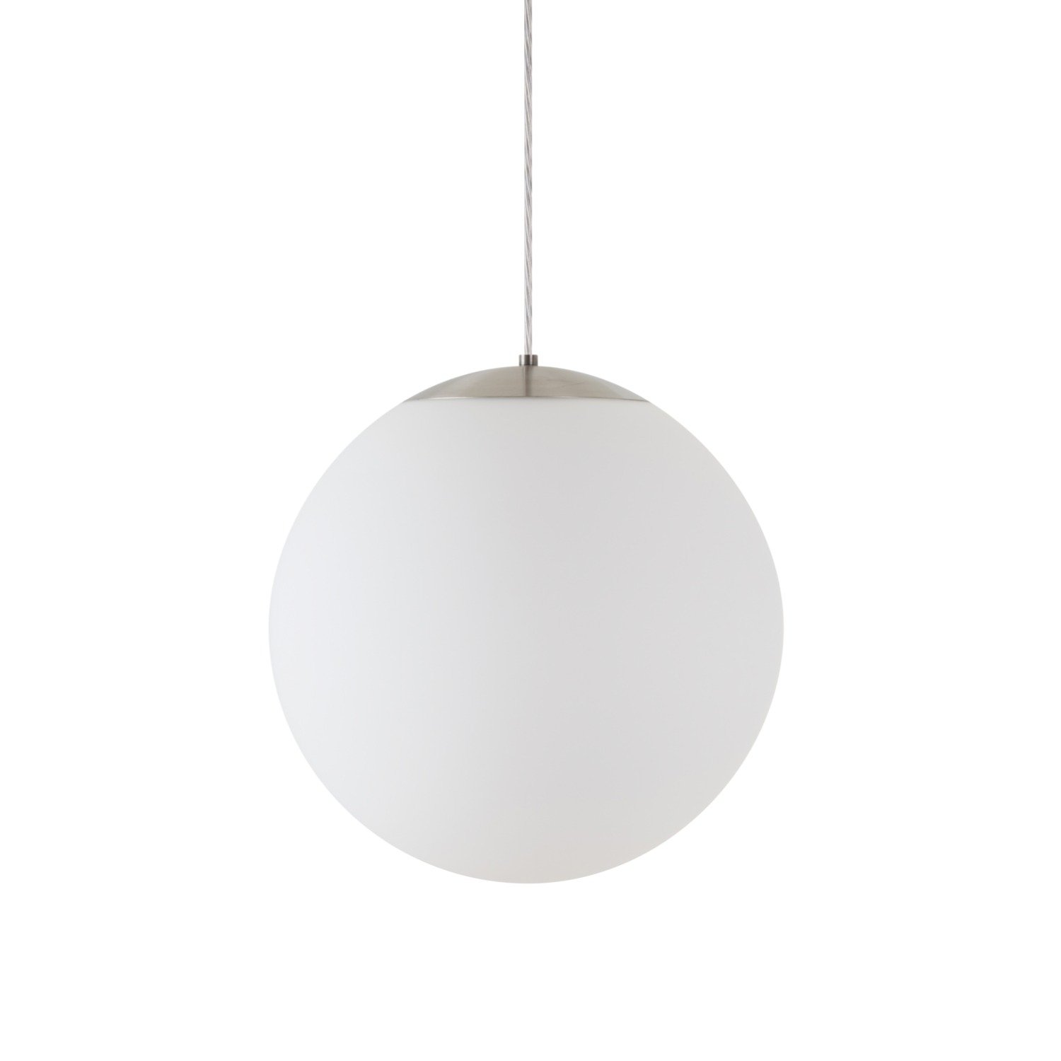 Levně OS ADR62218 ADRIA S3 HP závěsné skleněné svítidlo kartáčovaná nerez / bílá IP40 3000 K 52W LED - OSMONT