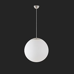 Obrázek pro produkt ADRIA S4 závěsné skleněné svítidlo nerez broušená / bílá IP40 4000 K 41W LED nouzové kombinované 3 h (původní kód OS 60865) - OSMONT