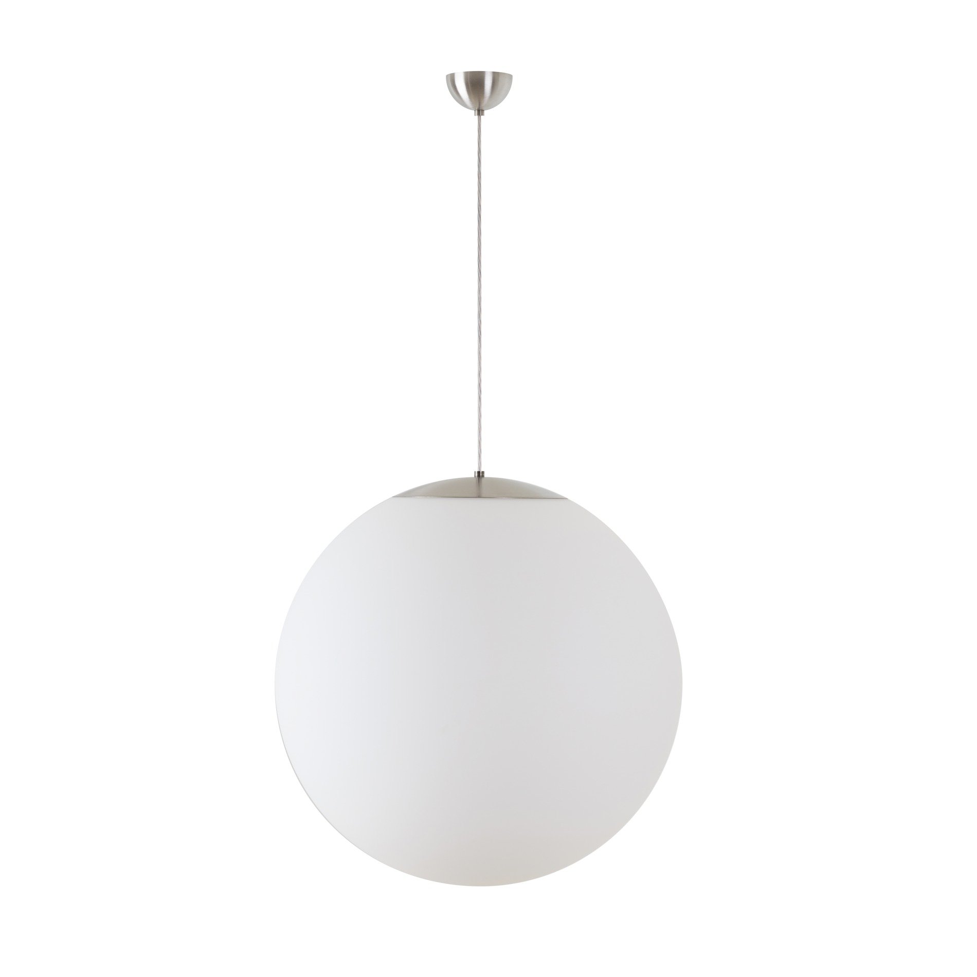 Levně OS ADR53083 ADRIA S5 závěsné skleněné svítidlo nerez broušená / bílá IP40 3x60W E27 (původní kód OS 53083) - OSMONT