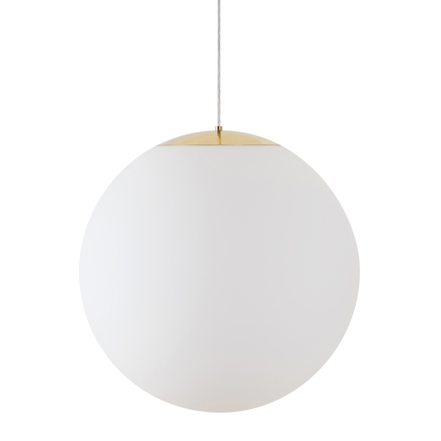 Levně OS ADR62234 ADRIA S5 HP závěsné skleněné svítidlo mosaz / bílá IP40 3000 K 65W LED - OSMONT