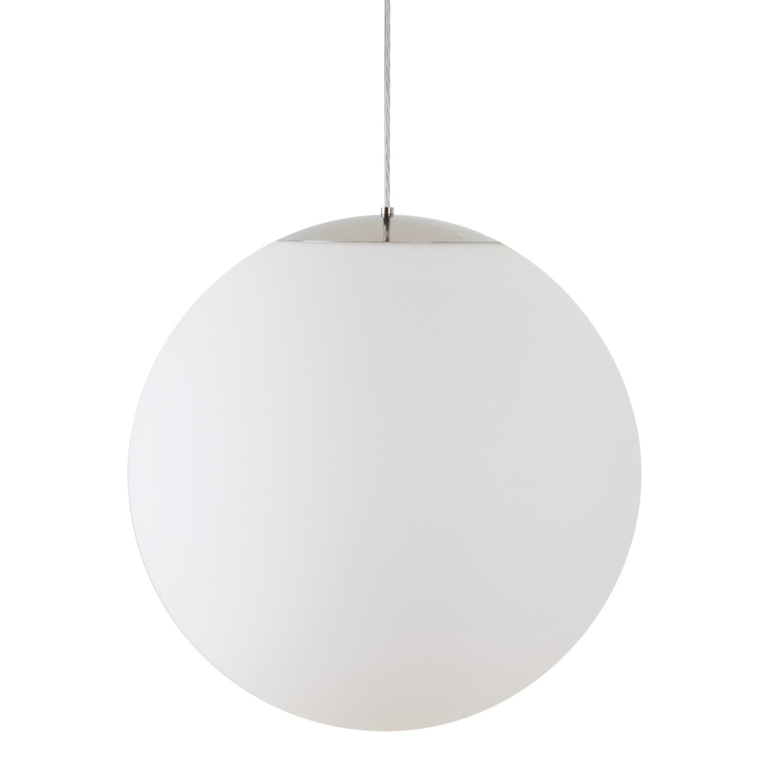 Levně OS ADR62236 ADRIA S5 HP závěsné skleněné svítidlo nerez / bílá IP40 3000 K 65W LED - OSMONT