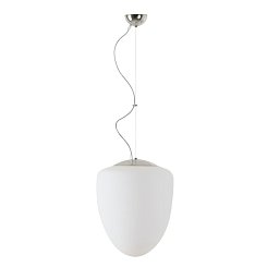 Obrázek pro produkt ASTRA L závěsné skleněné svítidlo nerez / bílá IP40 4000 K 27W LED - OSMONT