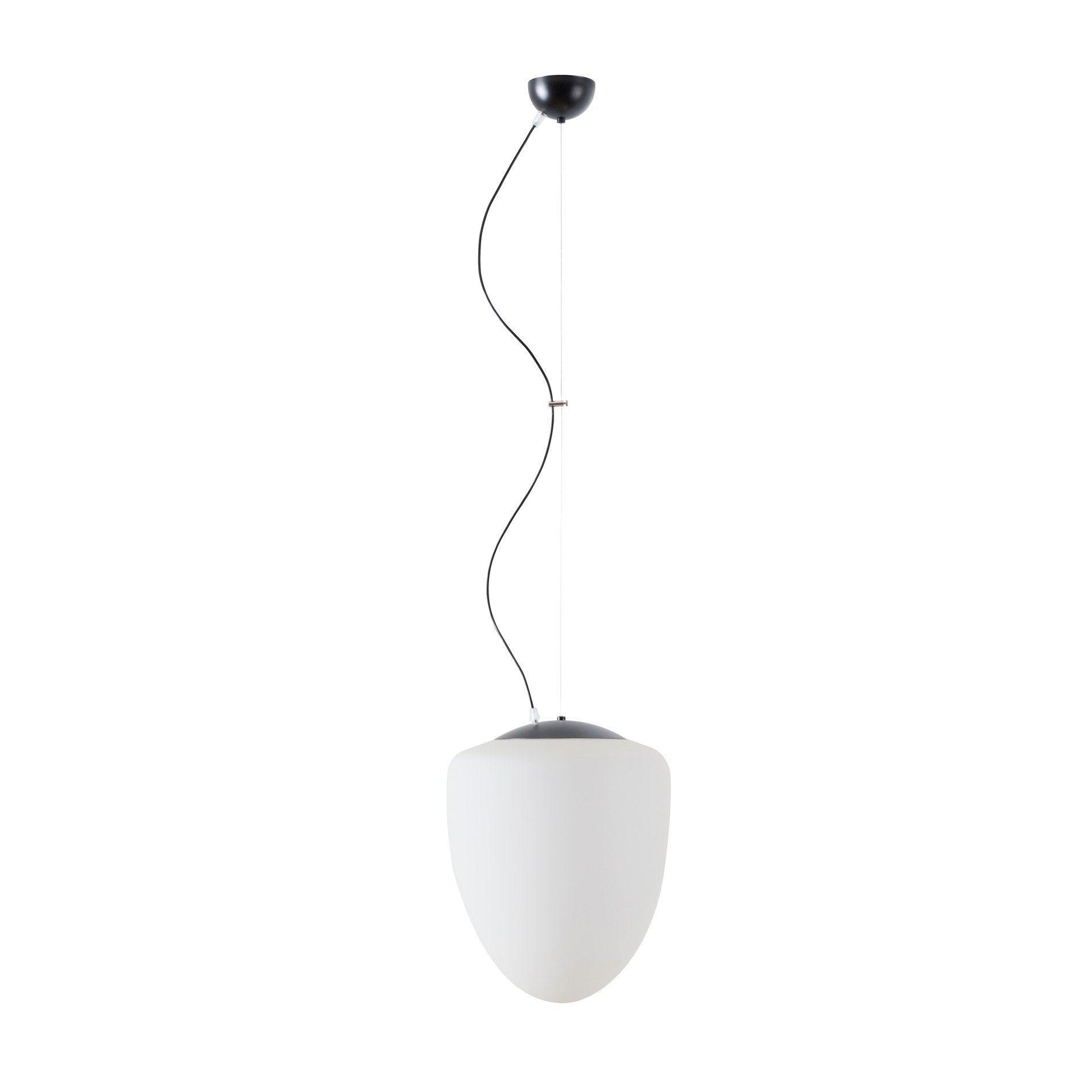 Levně OS AST61870 ASTRA L závěsné skleněné svítidlo černá / bílá IP40 4000 K 27W LED - OSMONT