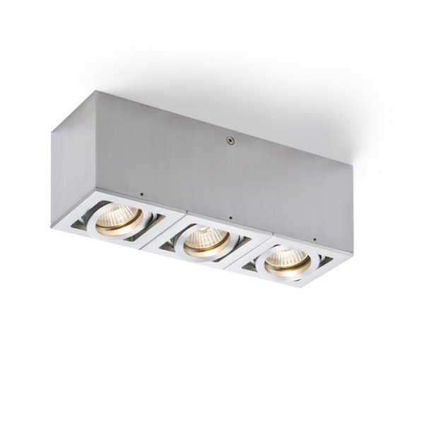 Levně RED R10121 Stropní svítidlo BERIT III hliník 230V GU10 3x50W - RED - DESIGN RENDL