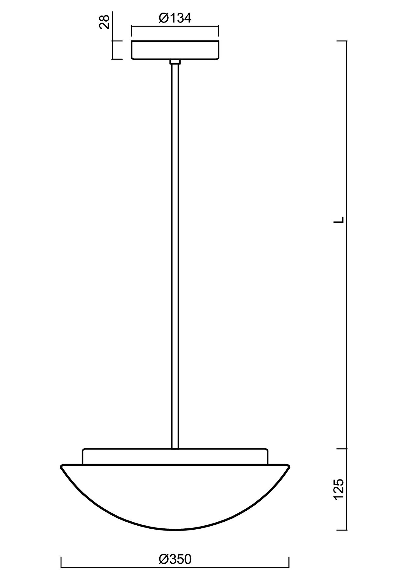 OS AUR60965 AURA P3 závěsné skleněné svítidlo bílá IP40 4000 K 18W LED - OSMONT (obrázek 3)
