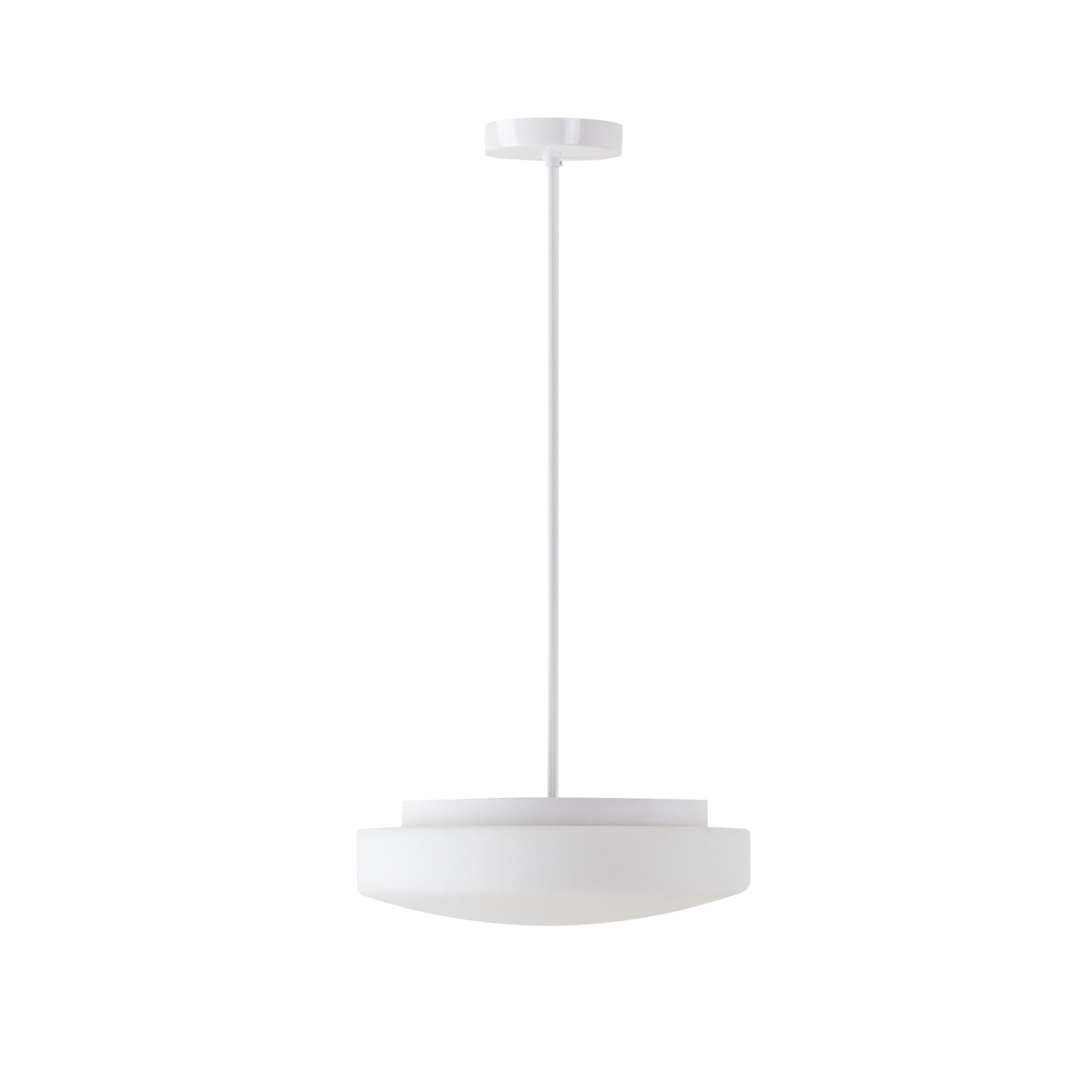 Levně OS EDN61068 EDNA P3 závěsné skleněné svítidlo bílá IP40 3000 K 18W LED - OSMONT