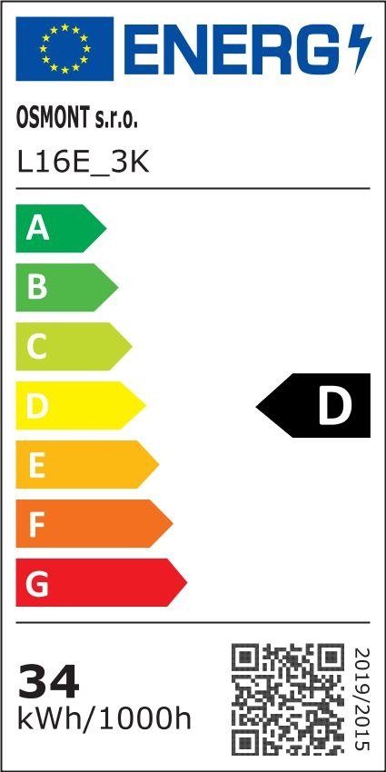 OS EDN61206 EDNA P5 závěsné skleněné svítidlo bílá IP40 3000 K 27W LED DALI (původní kód OS 61206) - OSMONT (obrázek 6)