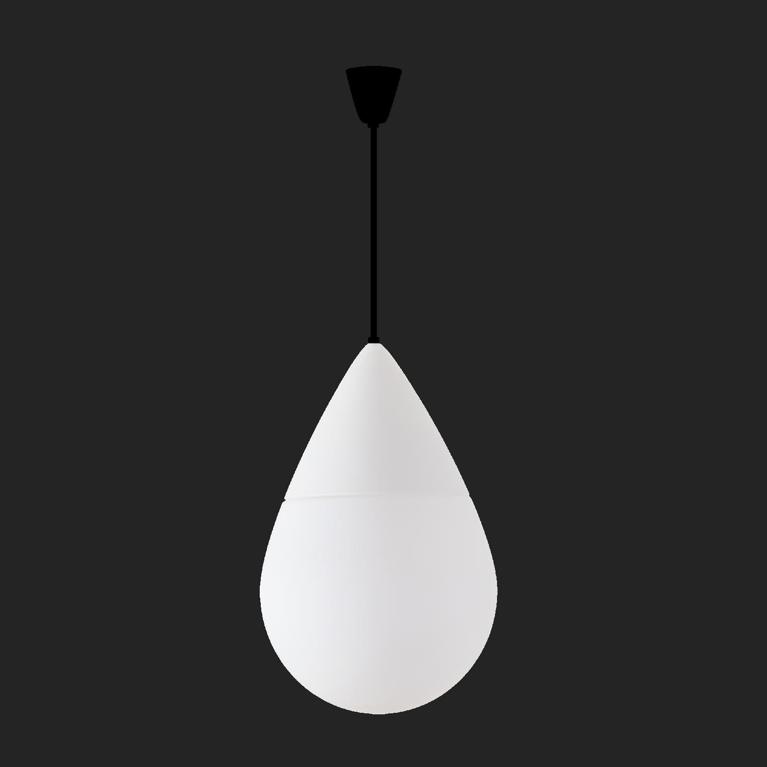OS DAN63066 DANAE S závěsné skleněné svítidlo černá / bílá IP40 3000 K 2x20/9W LED (původní kód OS 63066) - OSMONT