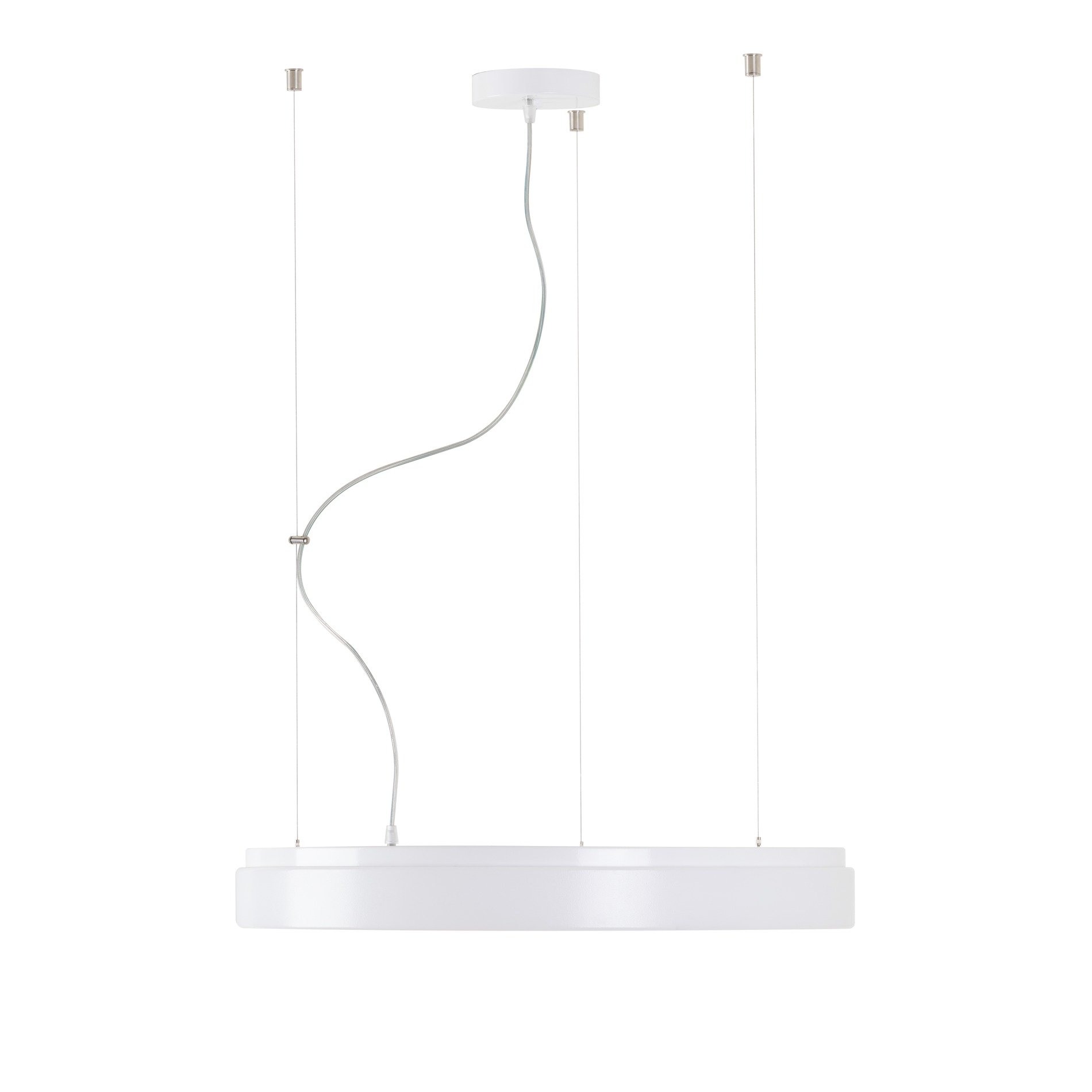 Levně OS DEL48244 DELIA L4 závěsné plastové svítidlo bílá IP40 3000 K 100W LED - OSMONT