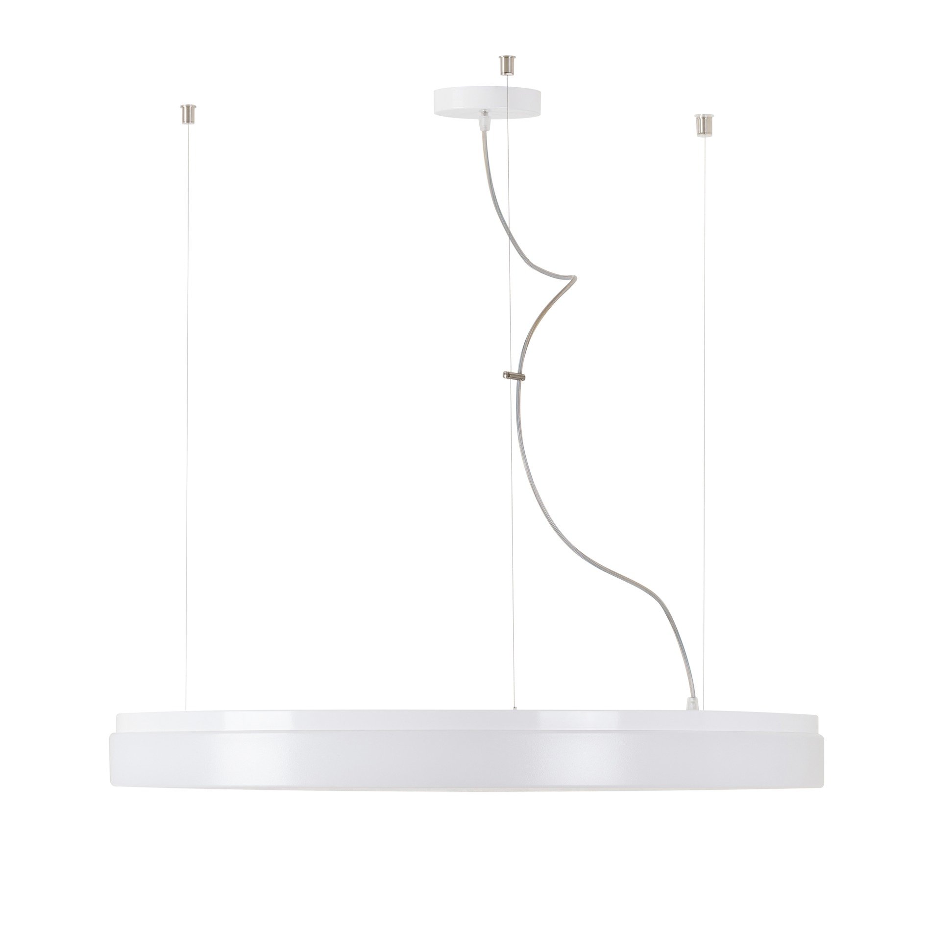 Levně OS DEL66360 DELIA L5 závěsné plastové svítidlo bílá IP40 3000 K 98W LED - OSMONT