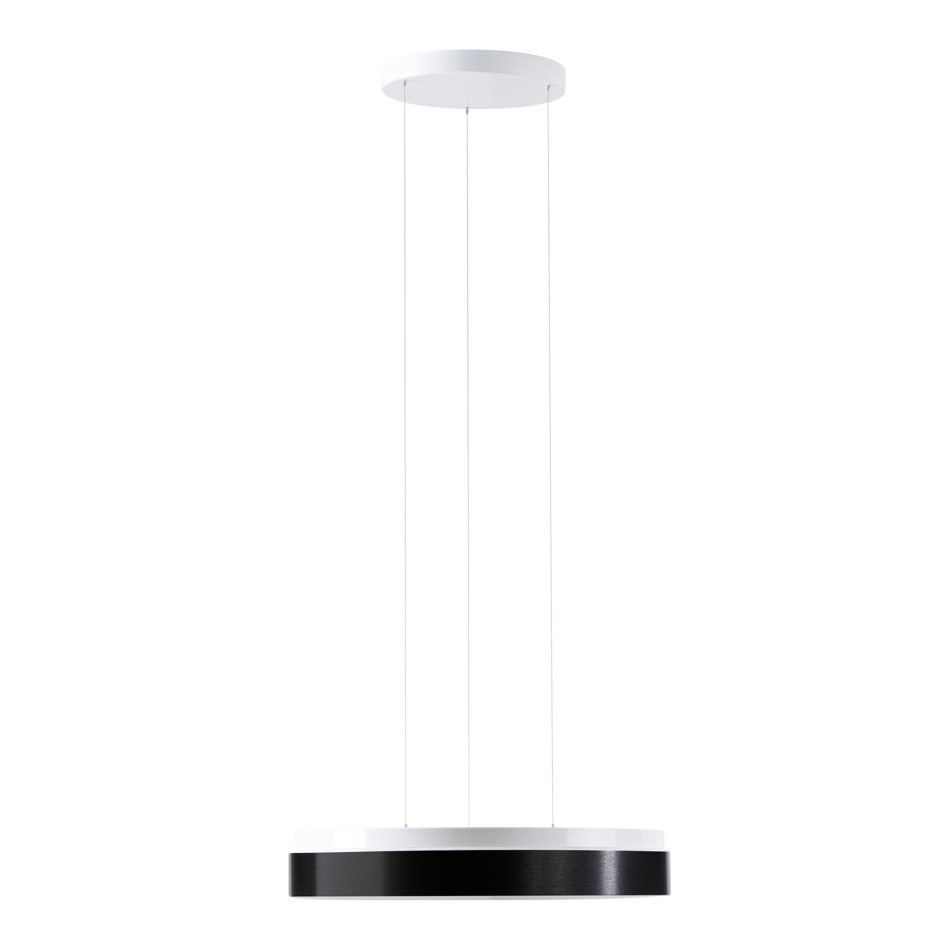OS DEL69404 DELIA LEC3 závěsné plastové svítidlo bílá / černá IP40 3000 K 32W LED - OSMONT