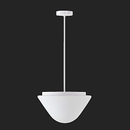 Obrázek pro produkt DRACO P4 závěsné skleněné svítidlo bílá IP40 4000 K 27W LED - OSMONT