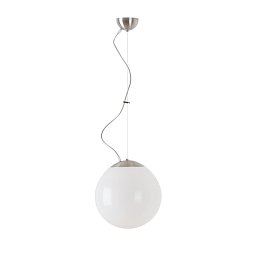 Obrázek pro produkt ISIS L2 PE závěsné plastové svítidlo kartáčovaná nerez / bílá IP40 4000 K 20W LED - OSMONT