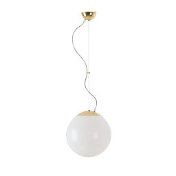 Obrázek pro produkt ISIS L2 PM závěsné plastové svítidlo mosaz / bílá IP40 25W E27 - OSMONT