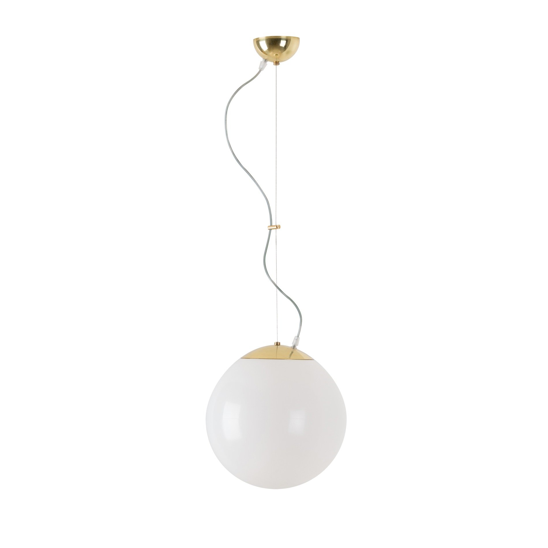 OS ISI64185 ISIS L2 PM závěsné plastové svítidlo mosaz leštěná / bílá IP40 3000 K 20W LED DALI (původní kód OS 64185) - OSMONT
