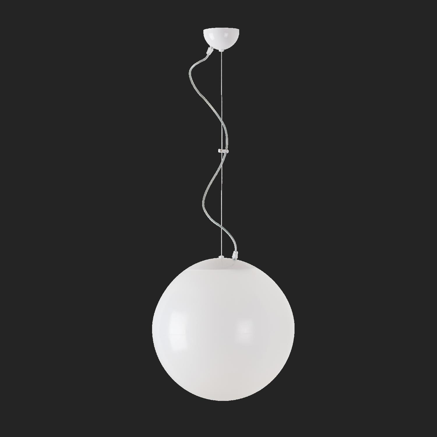 OS ISI68380 ISIS L3 závěsné plastové svítidlo bílá IP40 3000 K 27W LED nouzové kombinované 1 h (původní kód OS 68380) - OSMONT