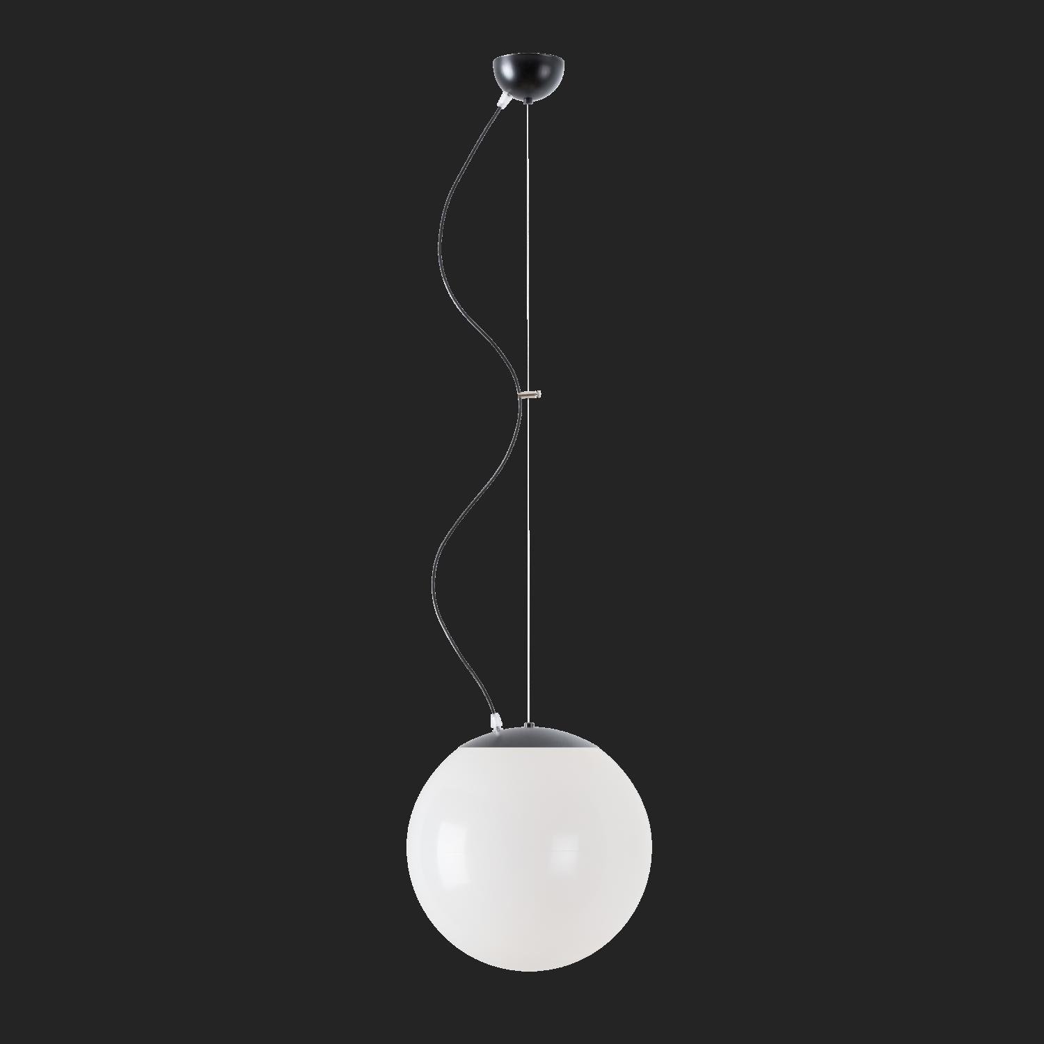 OS ISI68382 ISIS L3 závěsné plastové svítidlo černá / bílá IP40 3000 K 27W LED nouzové kombinované 1 h (původní kód OS 68382) - OSMONT