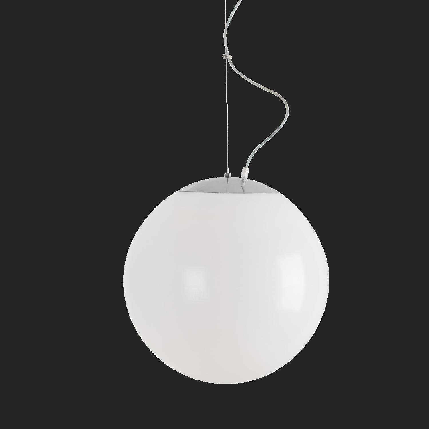 OS ISI72221 ISIS L3 PM HP závěsné plastové svítidlo nerez leštěná / bílá IP40 3000 K 52W LED nouzové kombinované 3 h (původní kód OS 72221) - OSMONT