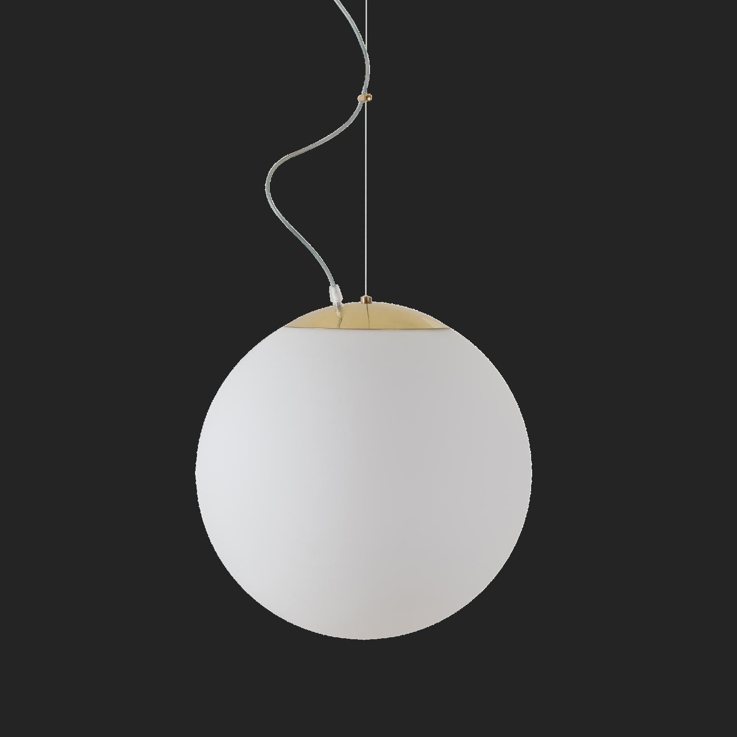 OS ISI72249 ISIS L3 PM-M HP závěsné plastové svítidlo mosaz leštěná / bílá IP40 3000 K 52W LED nouzové kombinované 3 h (původní kód OS 72249) - OSMONT