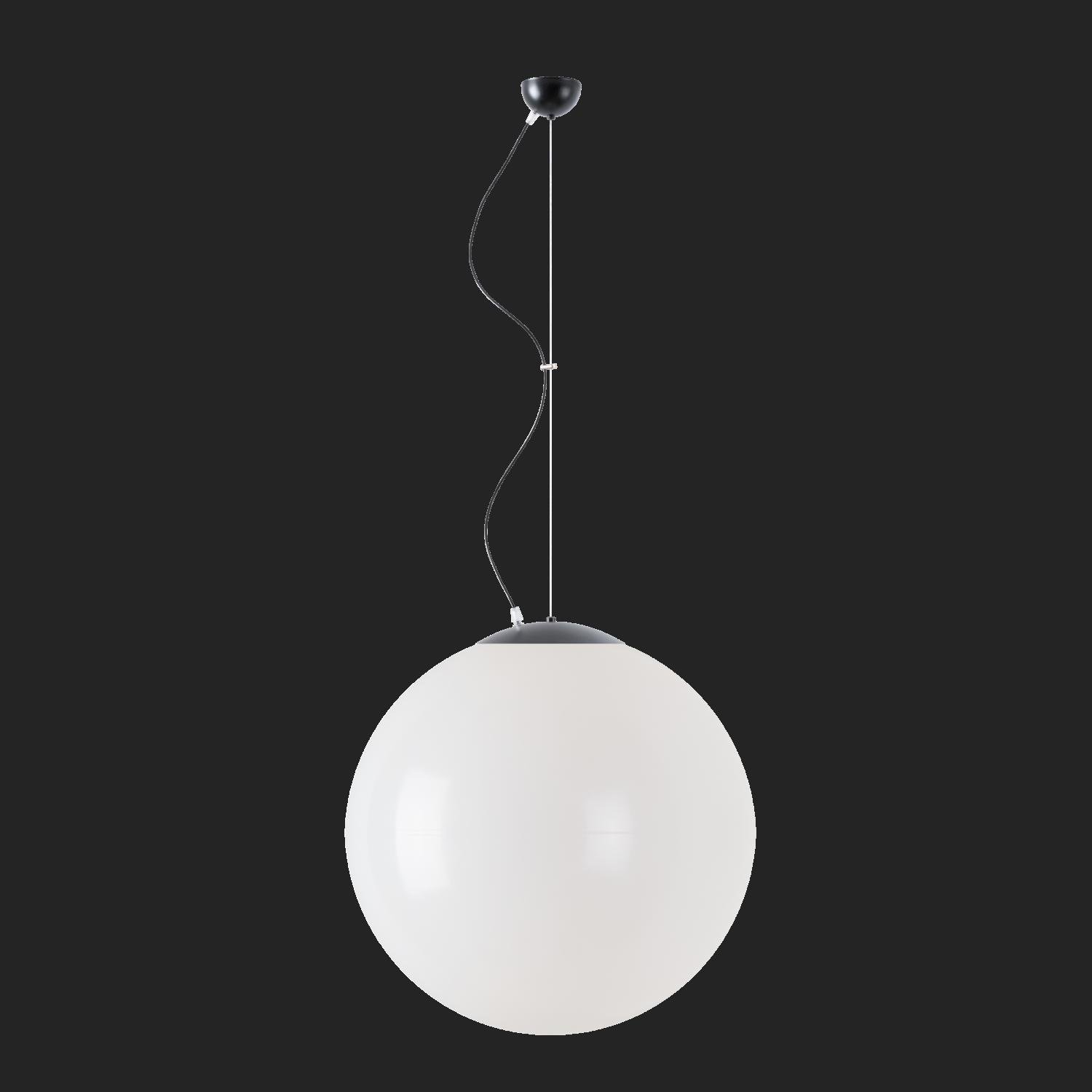 OS ISI64235 ISIS L4 PM závěsné plastové svítidlo černá / bílá IP40 3000 K 41W LED nouzové kombinované 3 h (původní kód OS 64235) - OSMONT