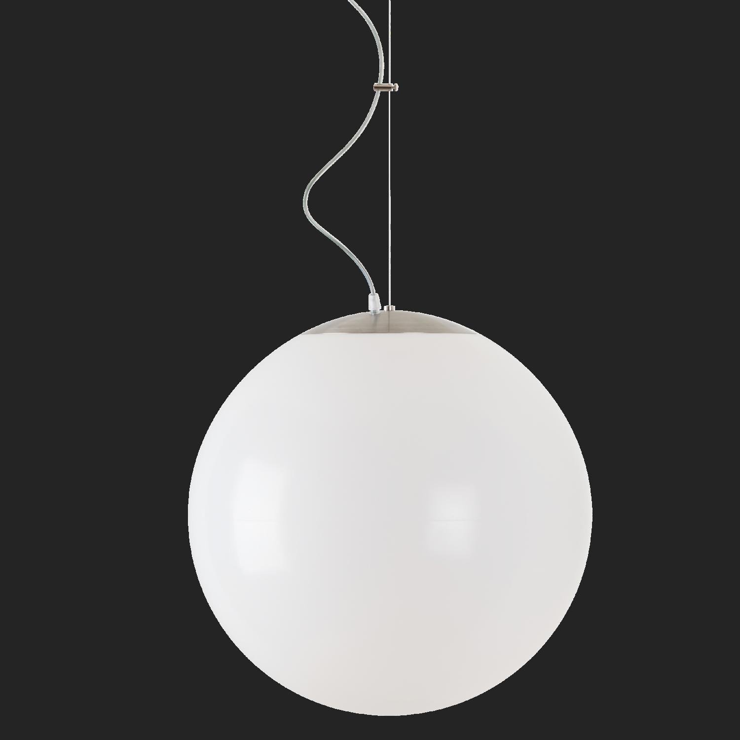 OS ISI72233 ISIS L4 PM HP závěsné plastové svítidlo nerez broušená / bílá IP40 3000 K 58W LED nouzové kombinované 3 h (původní kód OS 72233) - OSMONT