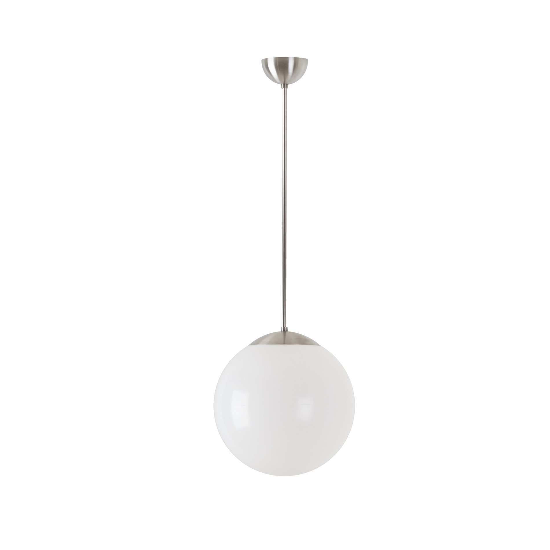 OS ISI63222 ISIS P2 PM závěsné plastové svítidlo kartáčovaná nerez / bílá IP40 25W E27 - OSMONT