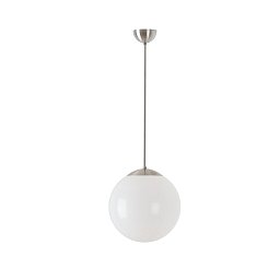 Obrázek pro produkt ISIS P2 PM závěsné plastové svítidlo kartáčovaná nerez / bílá IP40 25W E27 - OSMONT
